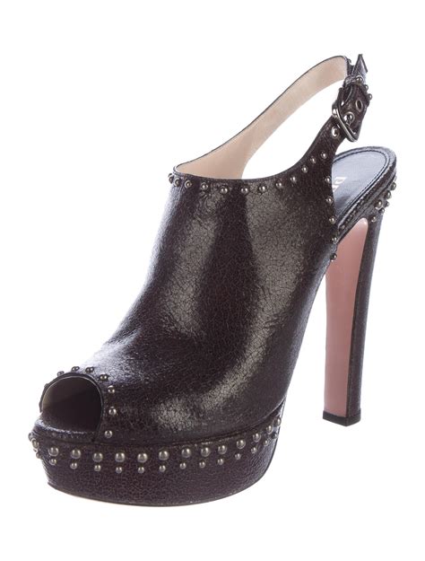 bota estilo prada|Prada platform booties.